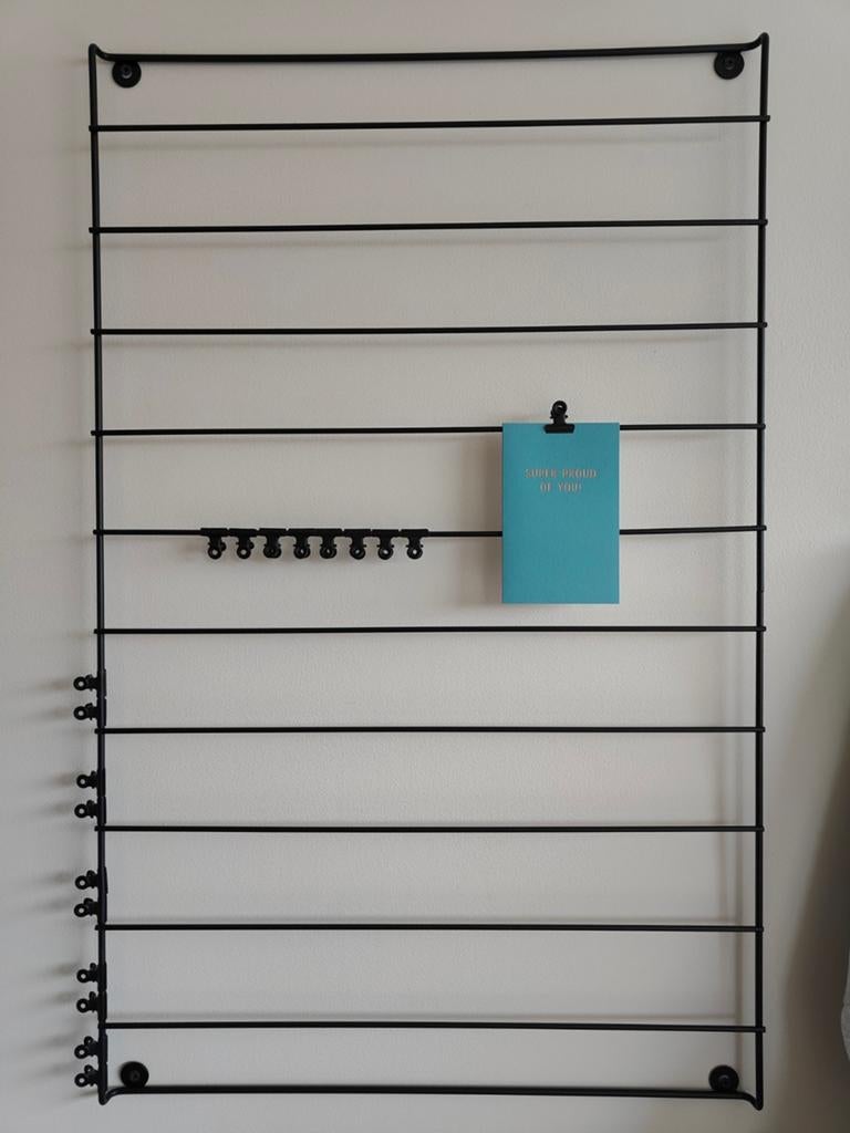 Foto- en kaartjesophanger, Huis en Inrichting, Ophalen, Zwart
