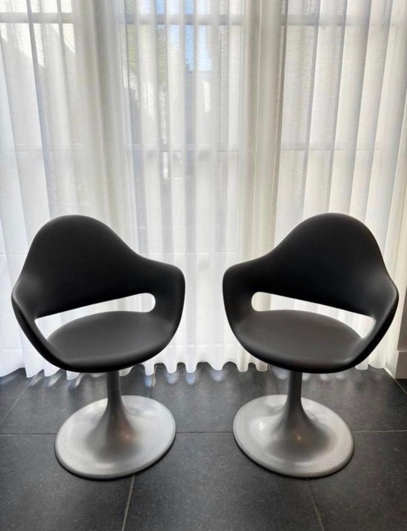 Tulip stijl draaistoelen - IMS Italia, Enlèvement, Comme neuf