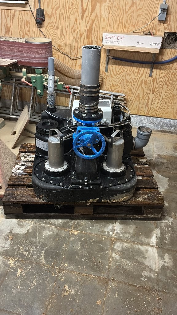 opvoerpomp kelder, Enlèvement, Utilisé