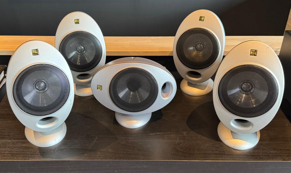 KEF luidsprekers, Gebruikt, 60 tot 120 watt, Surroundset zonder subwoofer, Ophalen