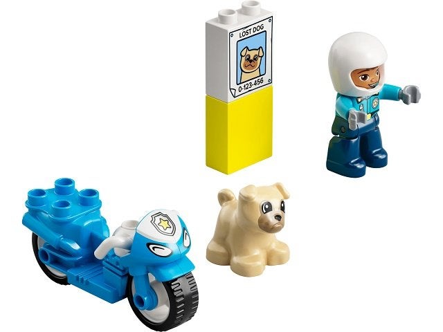 LEGO DUPLO 10967 Police Motorcycle, Overige thema's, Inclusief instructies, Lego, Nieuw