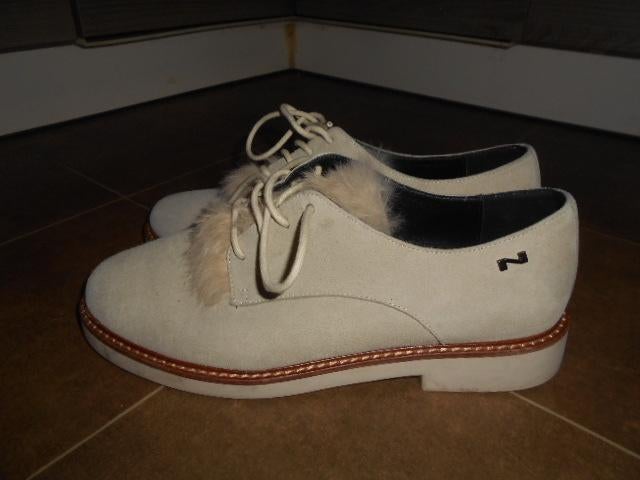 Chaussures à lacets Nathan Baume/Taille 37, Enlèvement ou Envoi, Beige, Nathan-Baume, Comme neuf