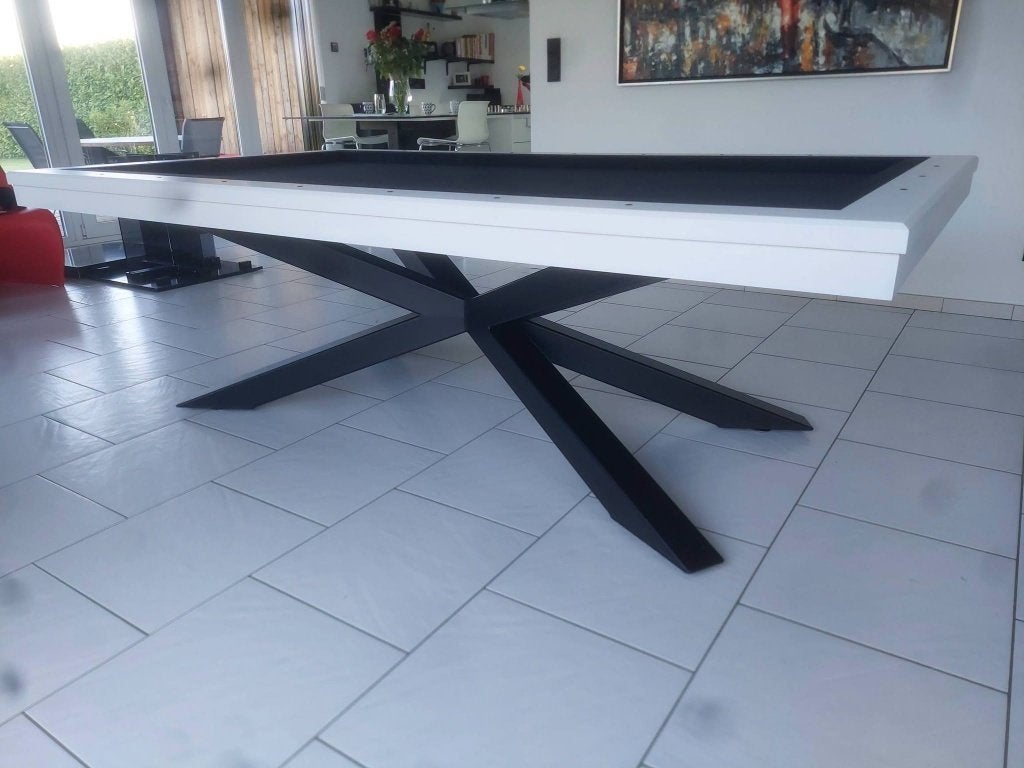Pooltafel Spider — stalen matrixpoot | ’t Clubke, Sport en Fitness, Ophalen, Nieuw, Pooltafel