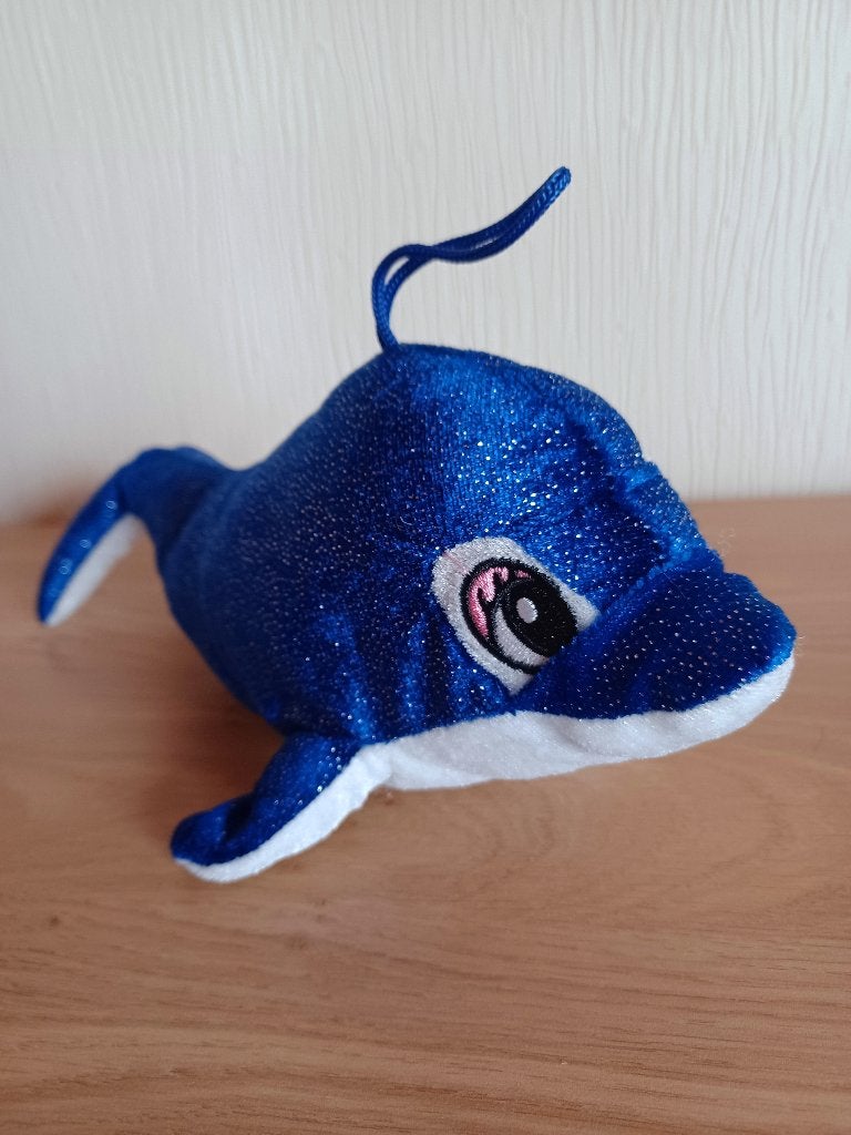 Knuffel Walvis met glitters, Enlèvement ou Envoi, Neuf, Bleu, Autres types