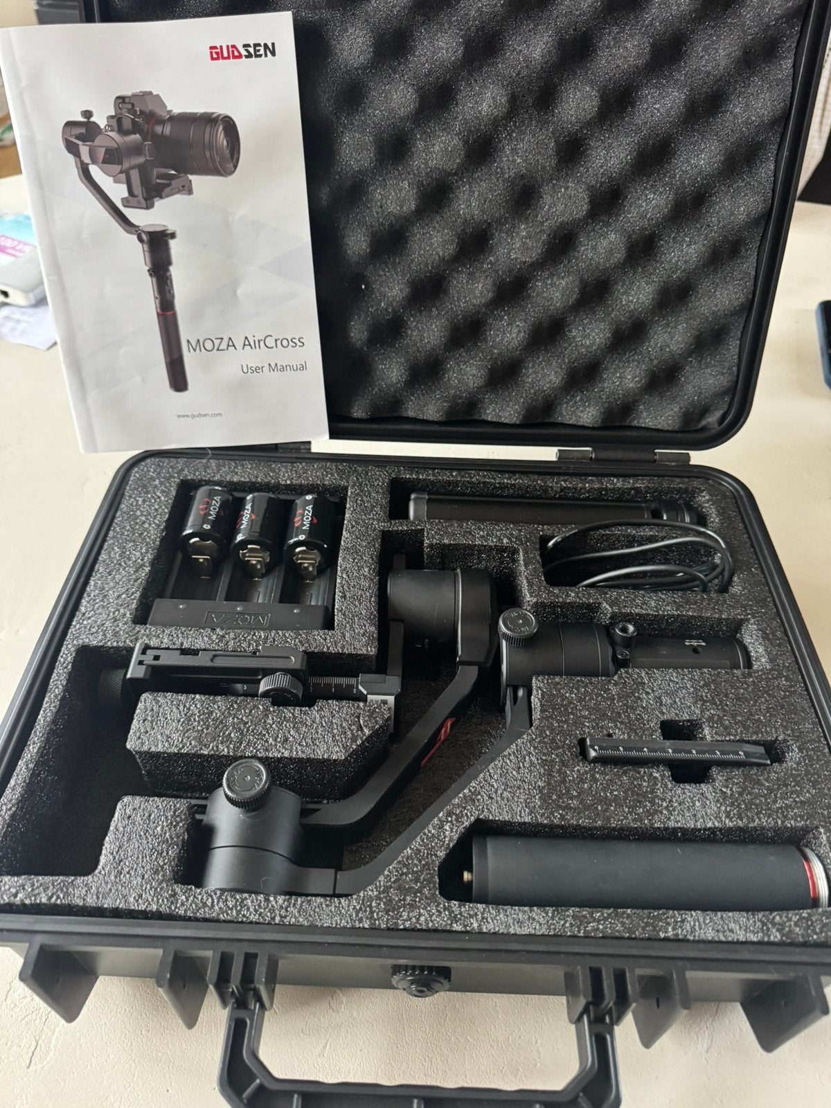 Moza Aircross Gimbal, Audio, Tv en Foto, Ophalen, Zo goed als nieuw, Gimbal