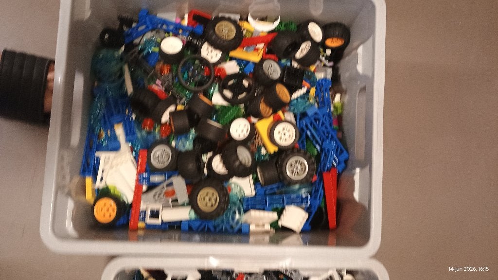 2 bak met lego, Ophalen, Gebruikt, Losse stenen, Lego