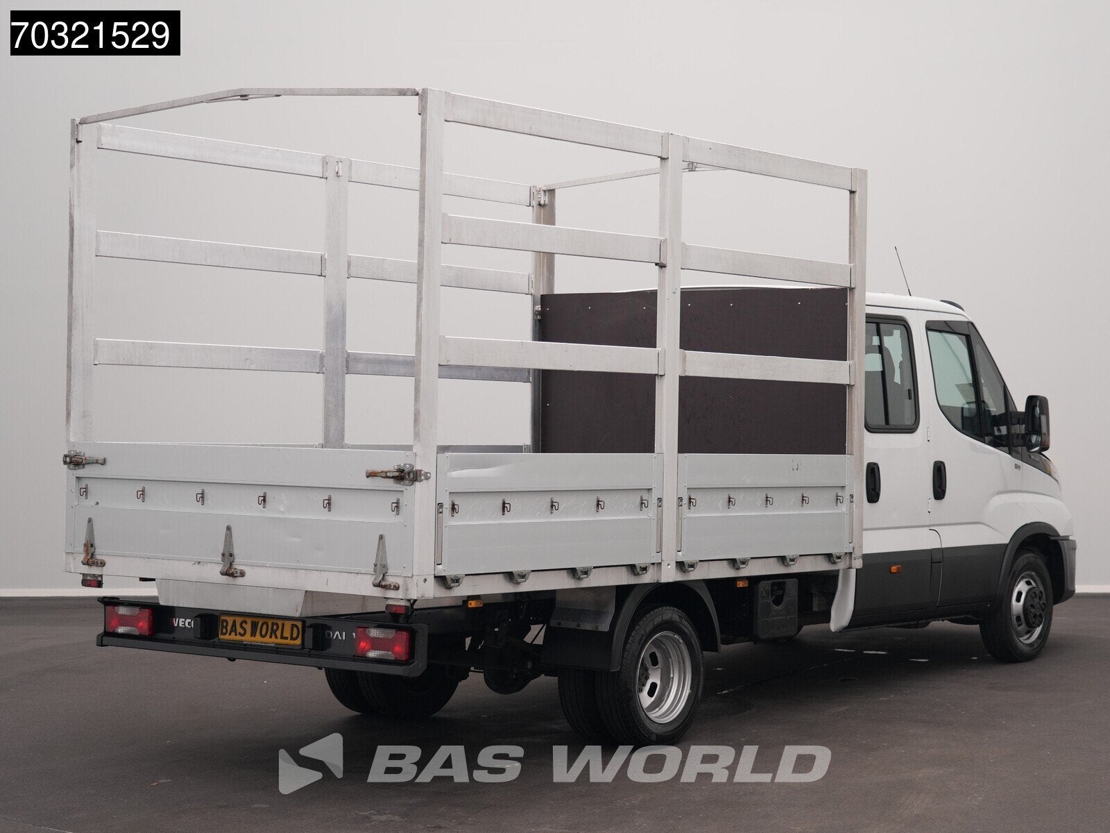 Iveco Daily 35C14 Dubbel Cabine Open Laadbak Huif Dubbelluch, Achat, Euro 6, Entreprise, Boîte manuelle