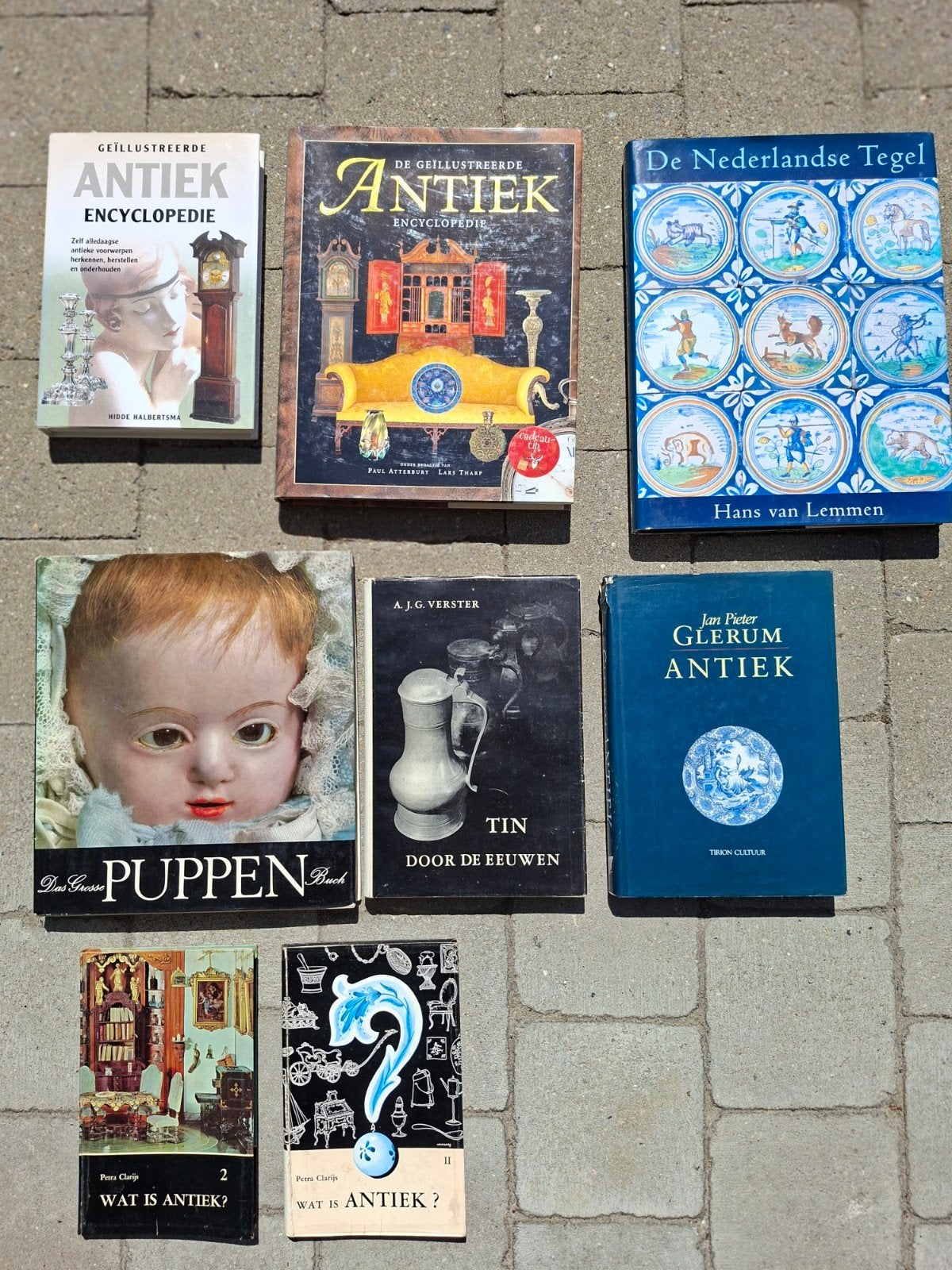 boeken over antiek, Ophalen