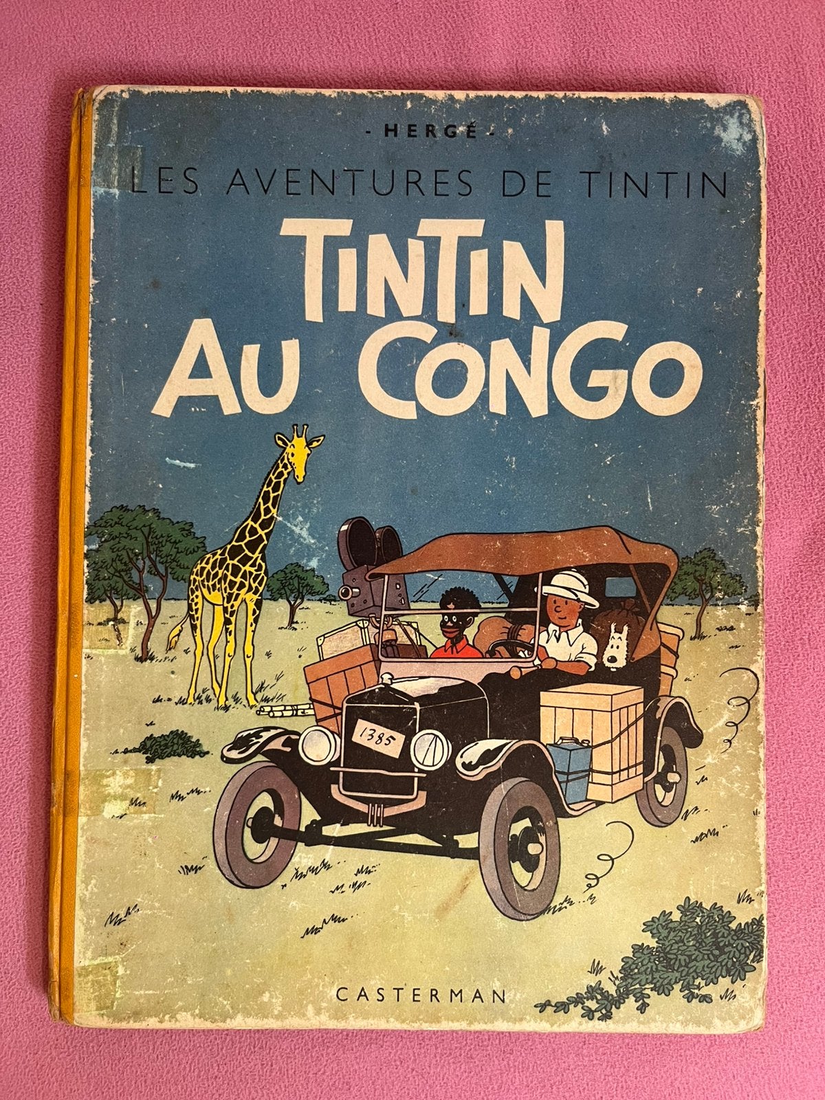 Tintin Au Congo, B1 1946, Une BD, Enlèvement ou Envoi, Utilisé