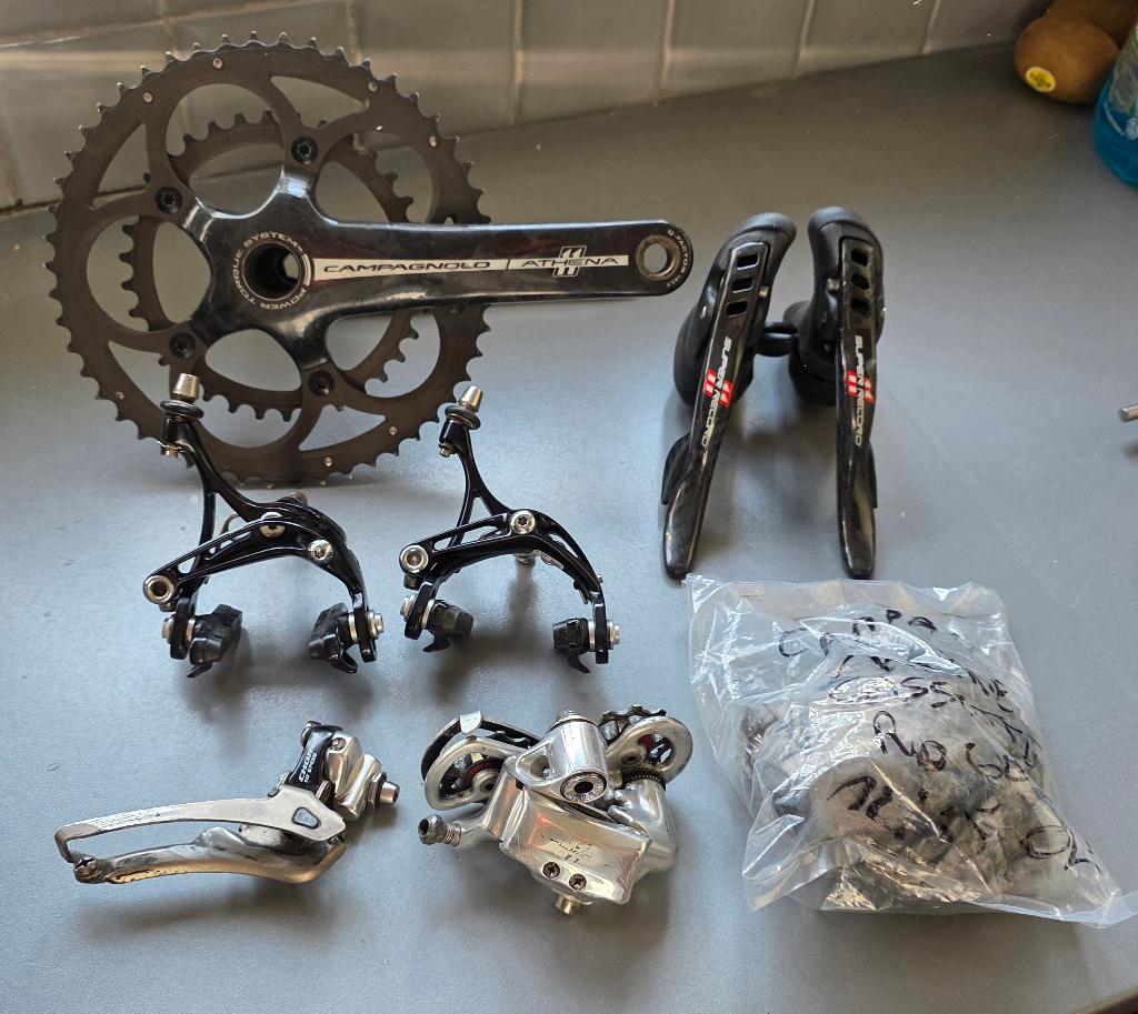 Campagnolo Athena 11v Carbon Super Record koorband, Fietsen en Brommers, Gebruikt, Campagnolo, Ophalen of Verzenden, Derailleur of Ketting