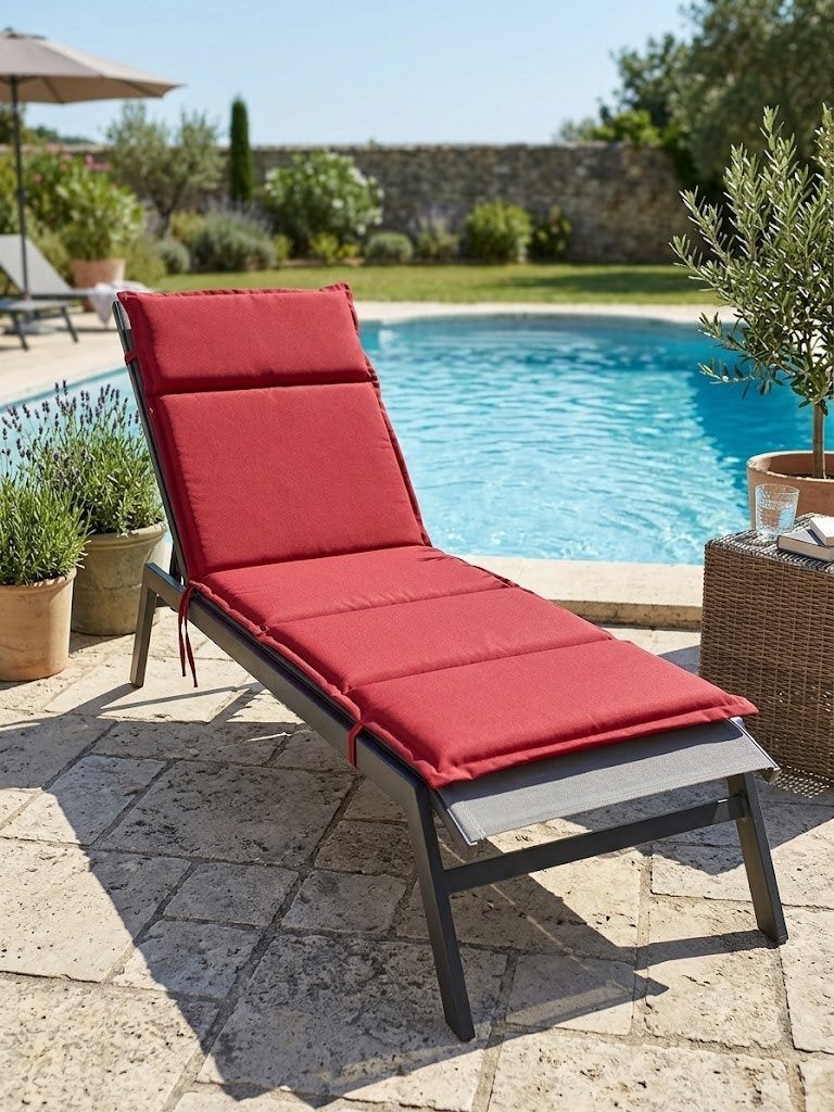 NEUF COUSSIN CHAISE LONGUE, Jardin & Terrasse, Enlèvement, Neuf, Réglable