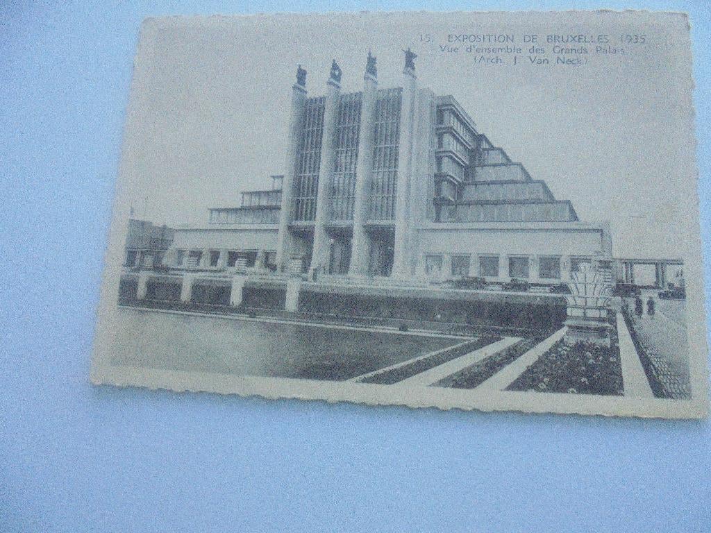 brussel expo 1935, Envoi, 1920 à 1940, Non affranchie, Bruxelles (Capitale)