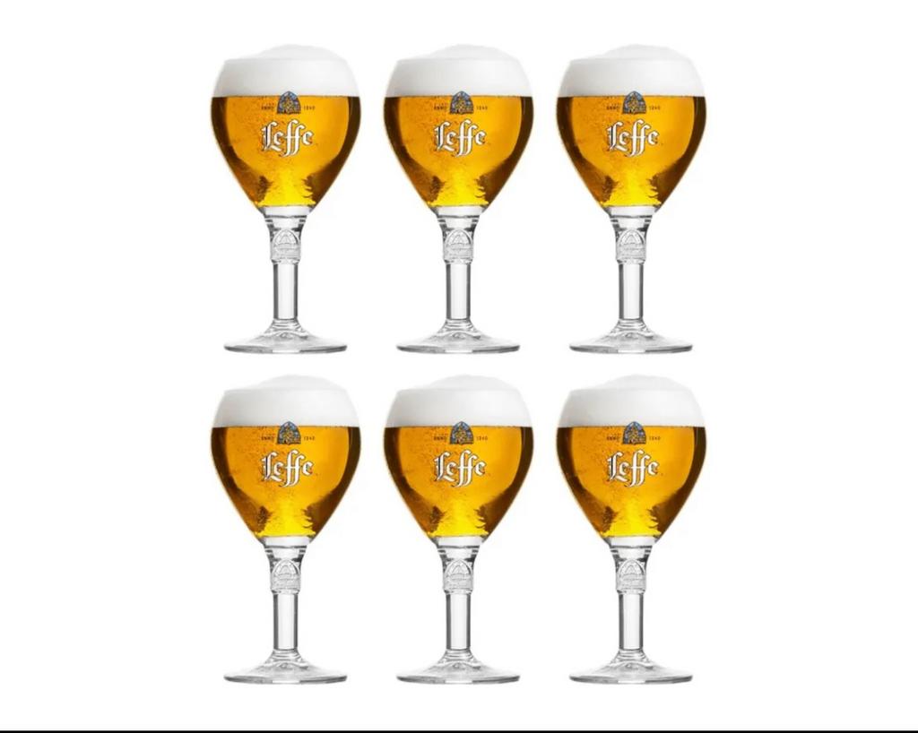 Leffe glas 25cl (4), Ophalen, Zo goed als nieuw