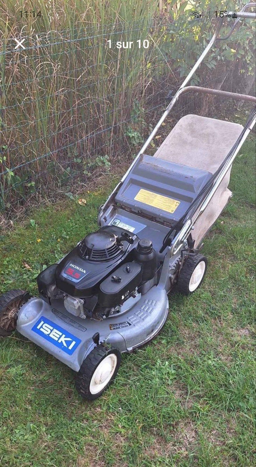 Tondeuse professionnelle ISEKI moteur HONDA GXV 160, Jardin & Terrasse, Enlèvement