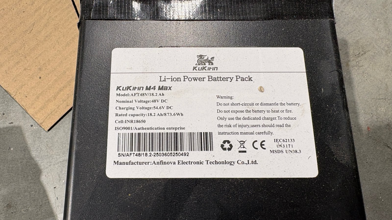 Li-ion E-step/E-bike batterijen te koop, Gebruikt