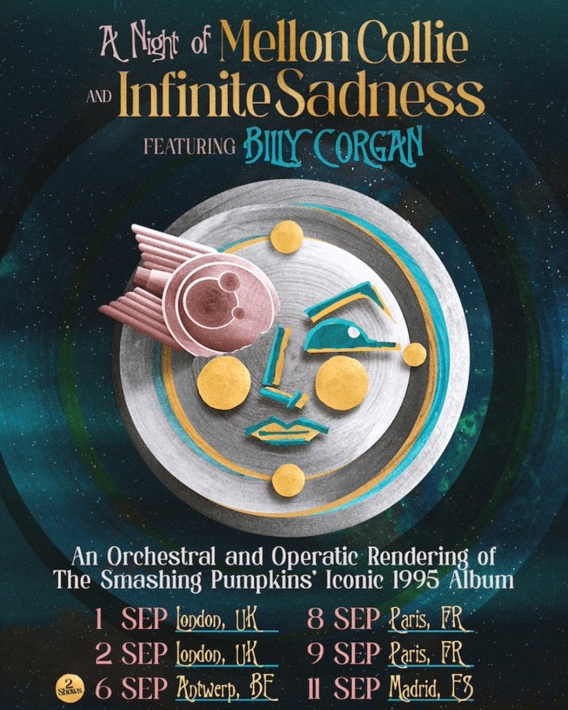 Billy Corgan - Live - 06/09/26 Antwerpen - 20u, Tickets en Kaartjes, Eén persoon, September