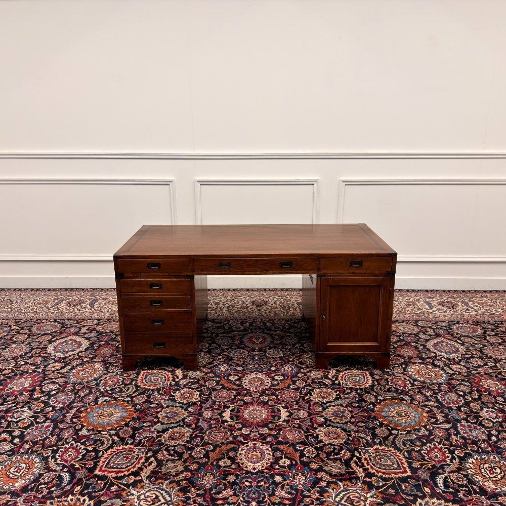 Klassiek Engels Eichholtz Campaign Bureau, Ophalen of Verzenden