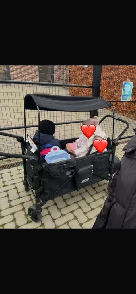 Ik verkoop een kinderwagen voor vier kinderen., Ophalen, Zo goed als nieuw