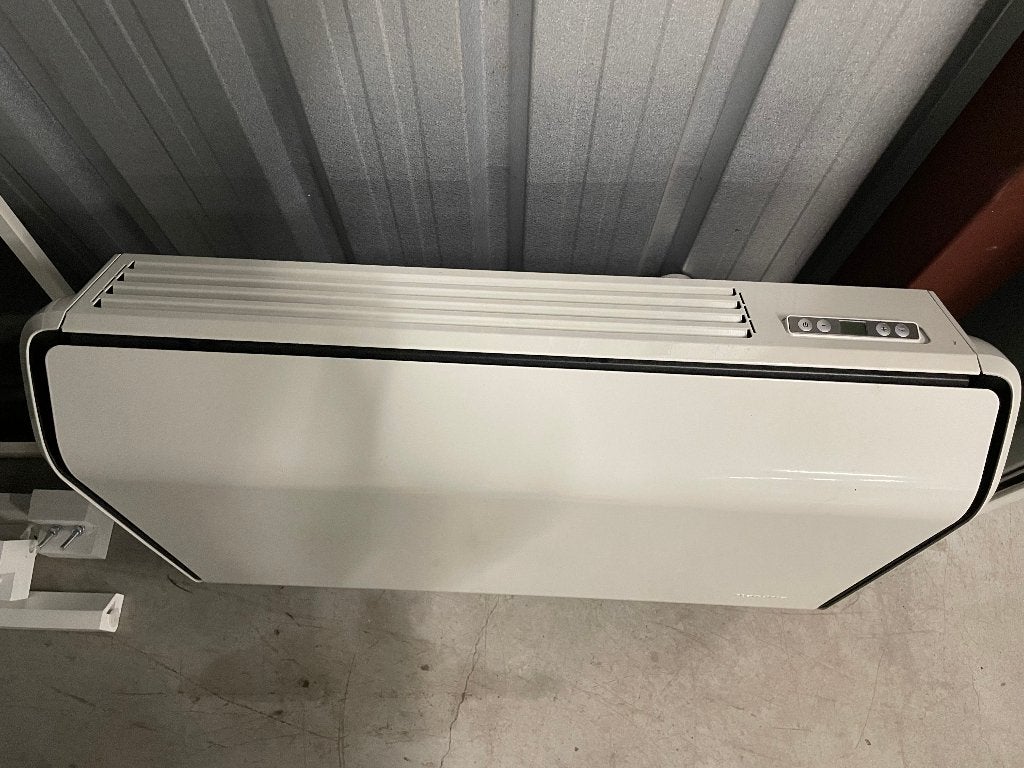 Flandria Stratos 68 gasradiator met muuraansluiting : 6800 W, Doe-het-zelf en Bouw, Ophalen, 30 tot 80 cm, Hoog rendement (Hr)