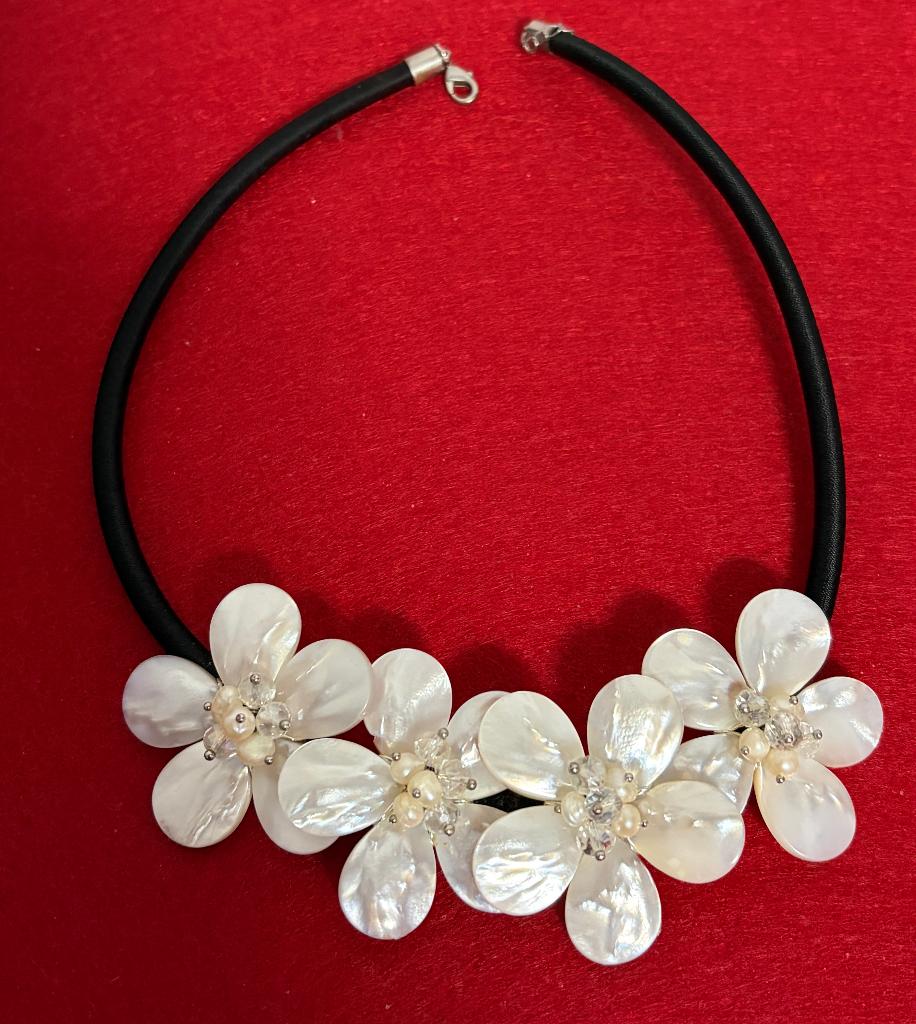 Collier Vintage des Années 80, Bijoux, Sacs & Beauté, Bijoux anciens, Enlèvement ou Envoi, Autres matériaux, Collier
