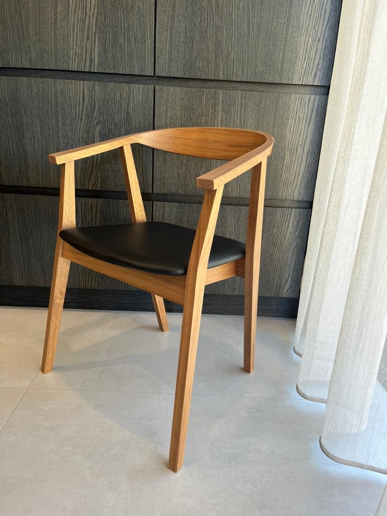 Eetkamerstoel 4 stuks, Huis en Inrichting, Stoelen, Ophalen, Gebruikt, Bruin, Vier