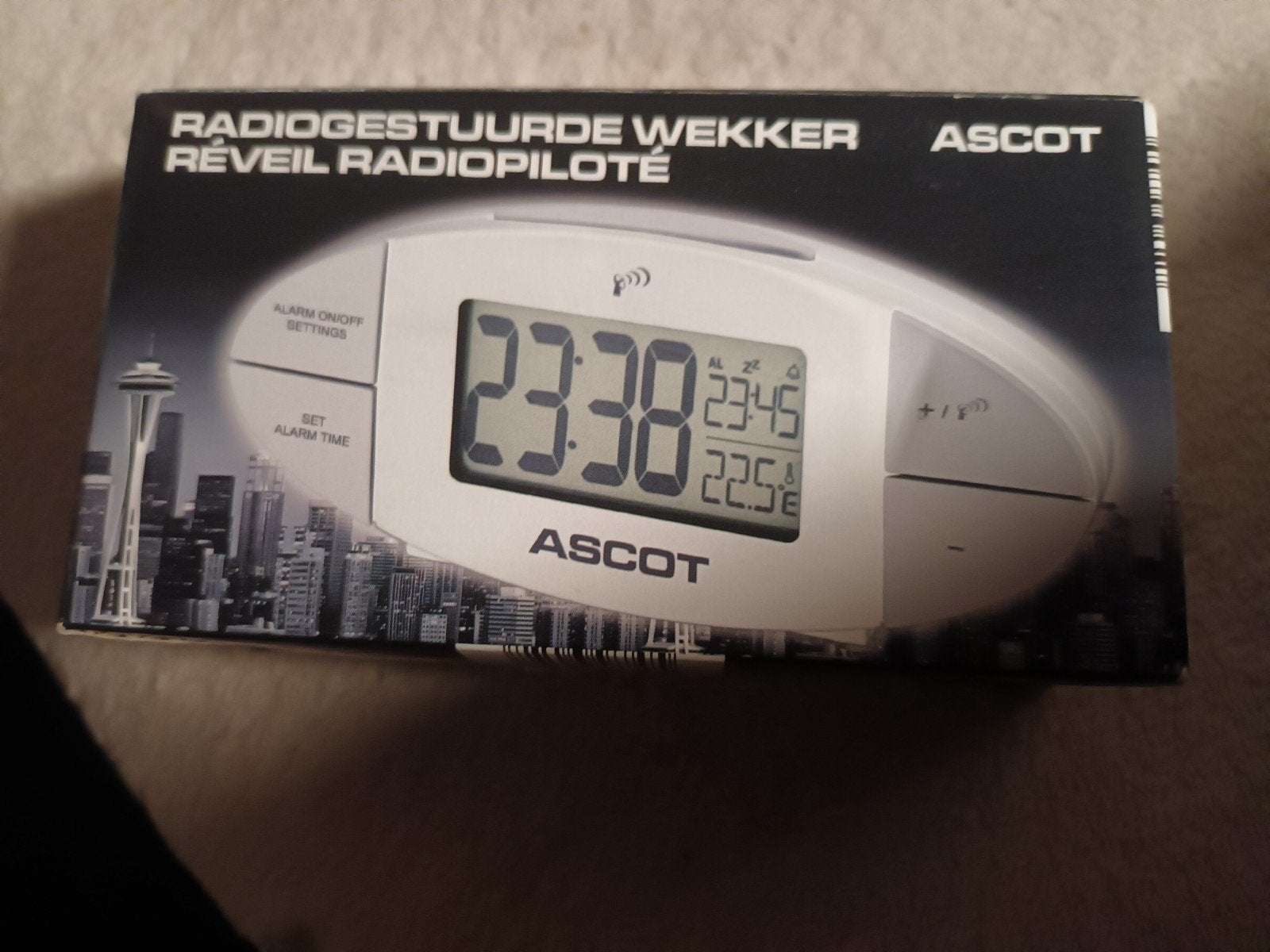 Radiogestuurde wekker, Ophalen, Nieuw, Digitaal