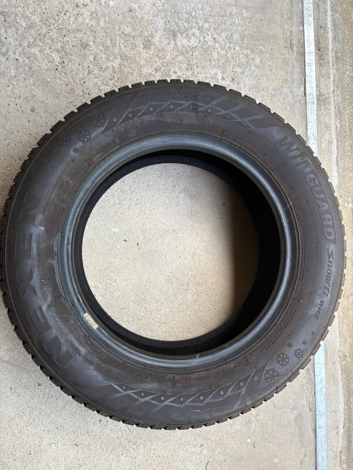 Pneus windguard 195/65/15 hiver, Enlèvement, Utilisé