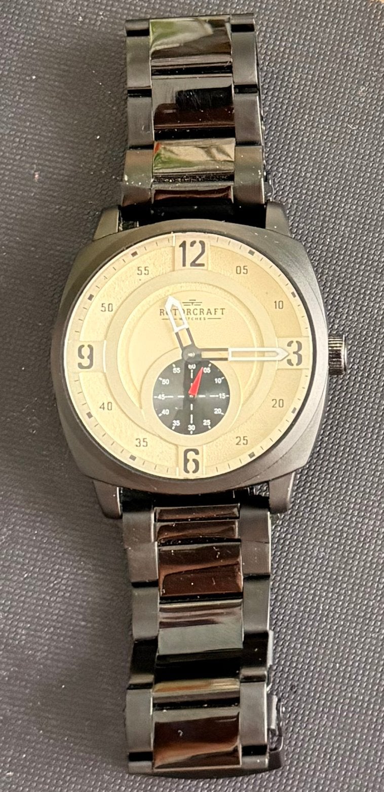 Rotorcraft horloge, Ophalen, Gebruikt