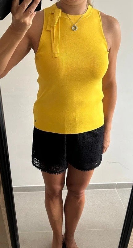 Gele zomertop Steps, Kleding | Dames, Maat 38/40 (M), Geel, Ophalen of Verzenden, Zo goed als nieuw