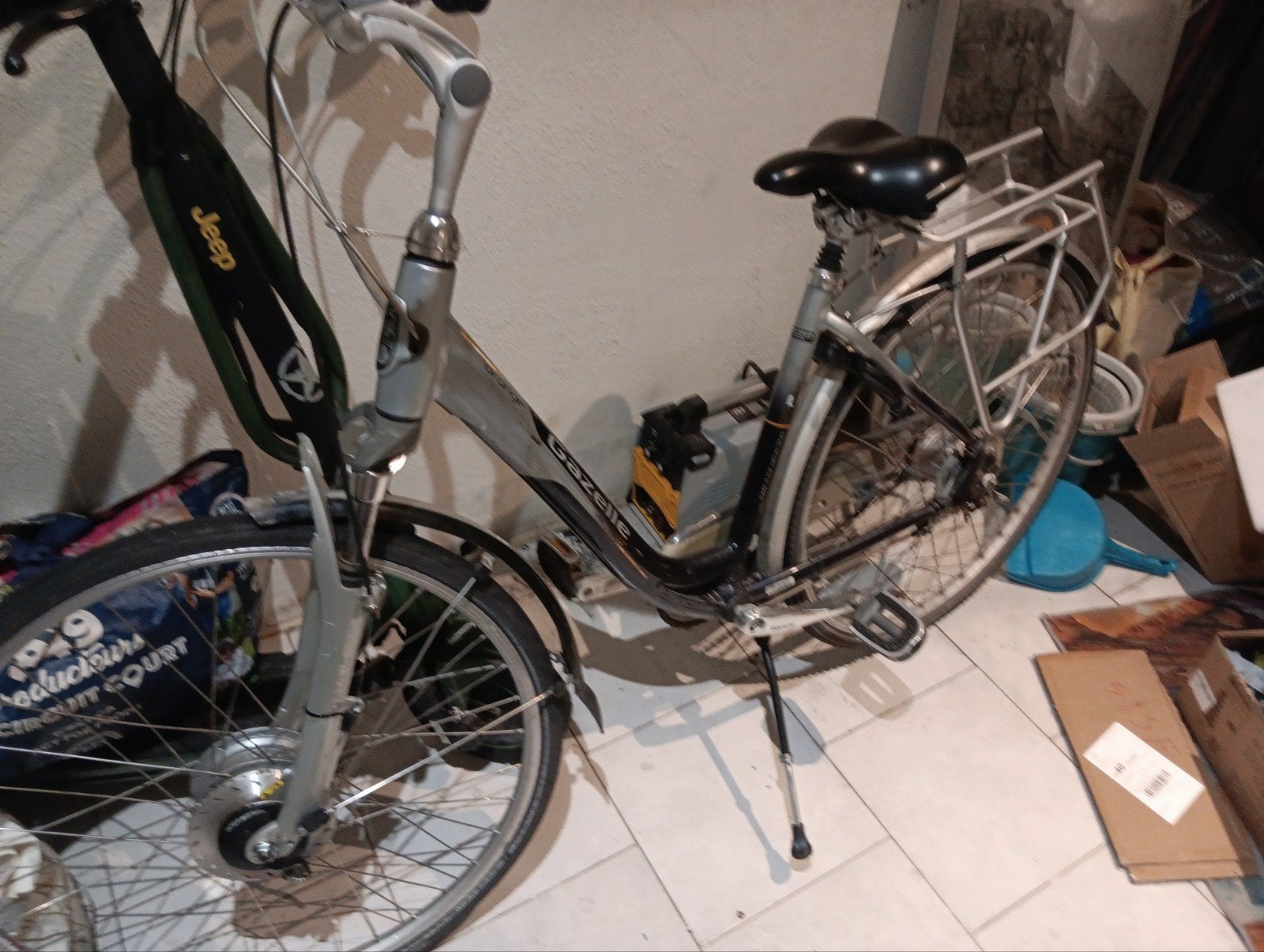 Damesfiets voor 45 €, Ophalen