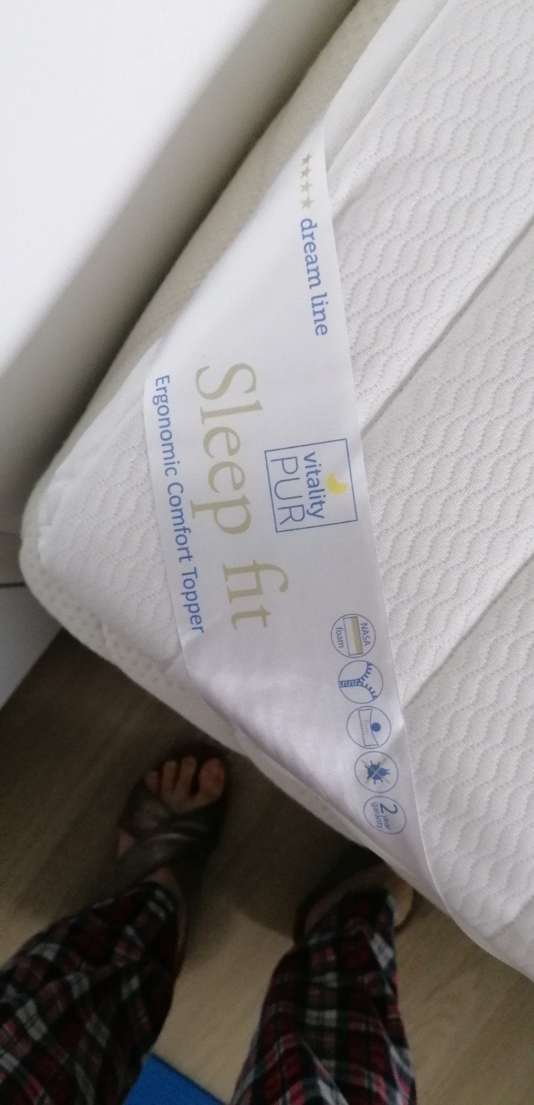 Topdekmatras Vitality Pur 160x200, Enlèvement, Neuf