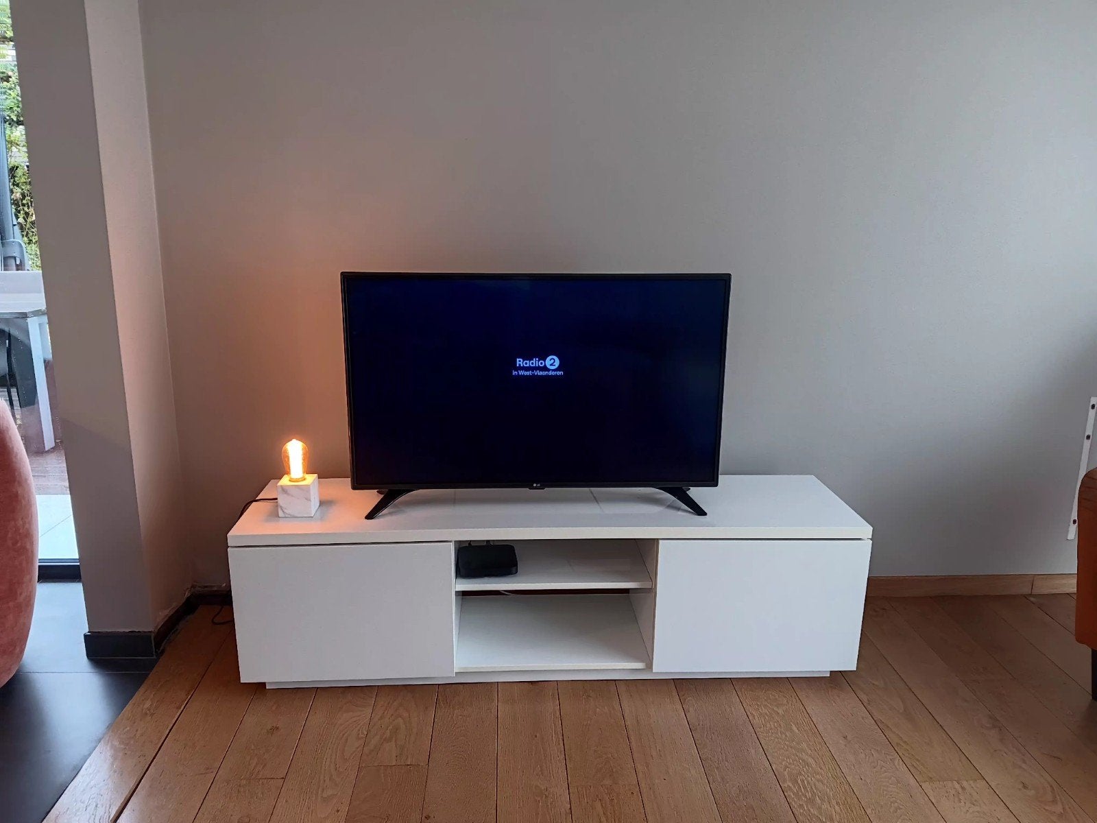 tvmeubel hoogglans wit 160x42x45, Huis en Inrichting, Ophalen