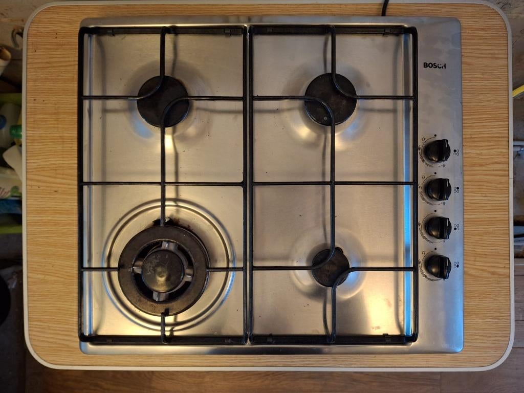 gasvuur Bosch, Gaz, 4 zones de cuisson, Encastré, Enlèvement