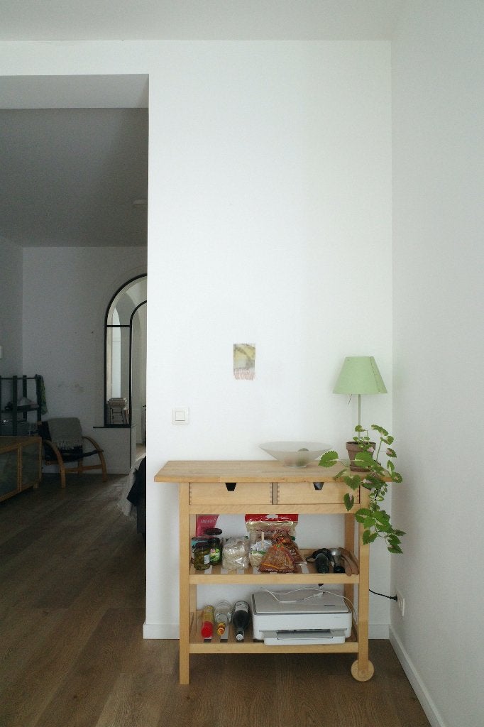 Desserté / kitchen trolley / sideboard, Moins de 25 cm, Utilisé, 50 à 100 cm, Autres essences de bois