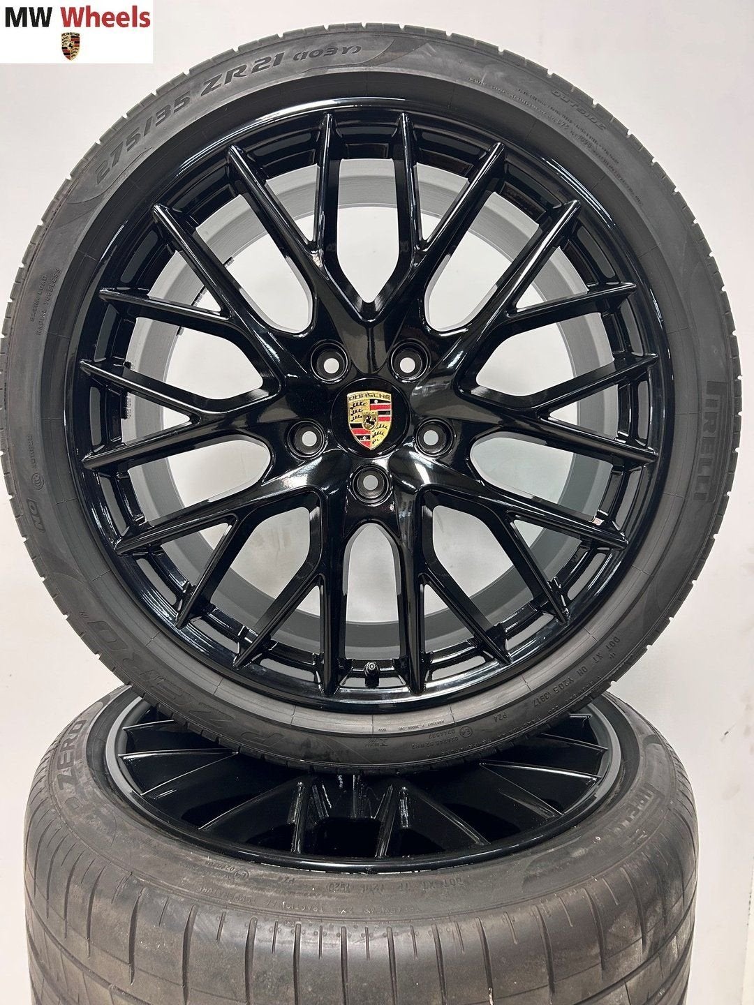 Originele Porsche Panamera 971 21 inch velgen zomerbanden, Pneus et Jantes, Véhicule de tourisme, -, 21 pouces