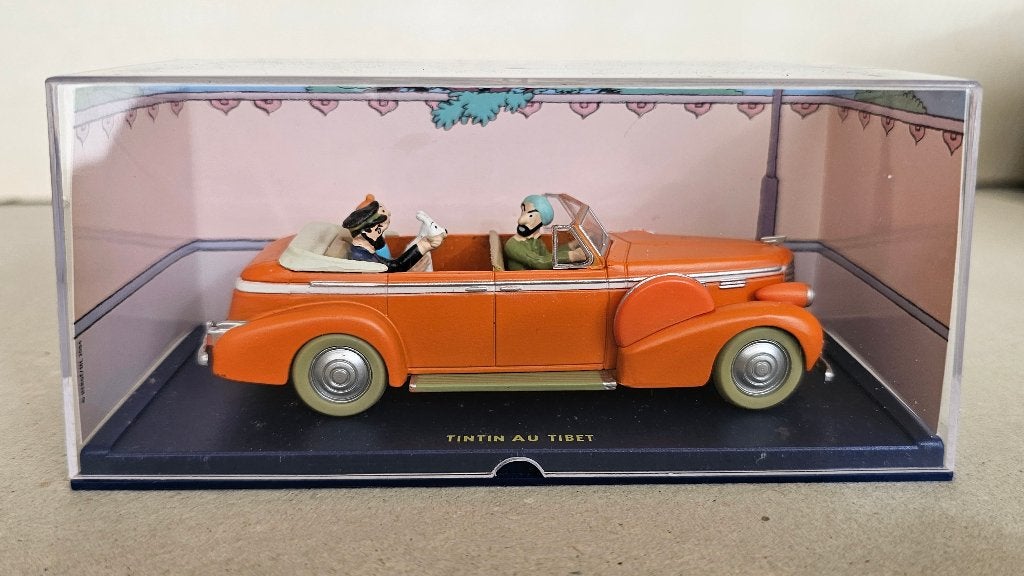 Tintin au Tibet De taxi van New-Delhi figurine Kuifje Tibet, Ophalen of Verzenden, Zo goed als nieuw, Auto