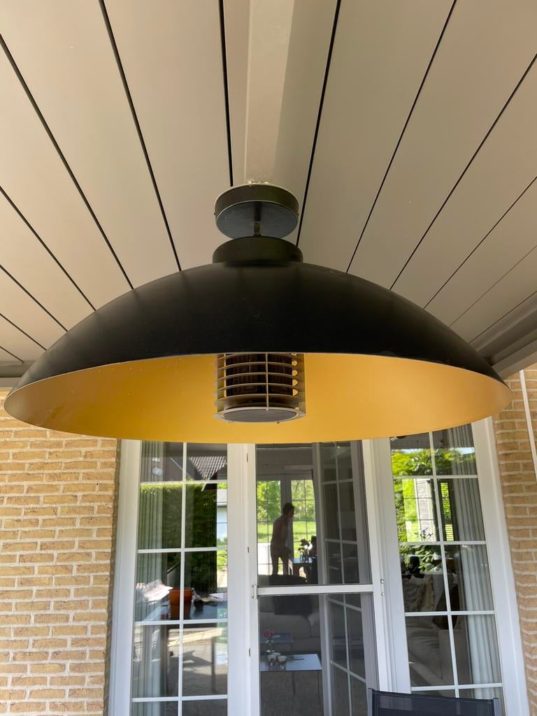 Lamp met verwarming, Tuin en Terras, Ophalen, Zo goed als nieuw