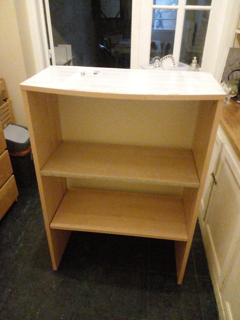 Etagère 118.5 x 80.5 x 39.5 cm complète, Maison & Meubles, Bois, Démontable, Enlèvement, Utilisé