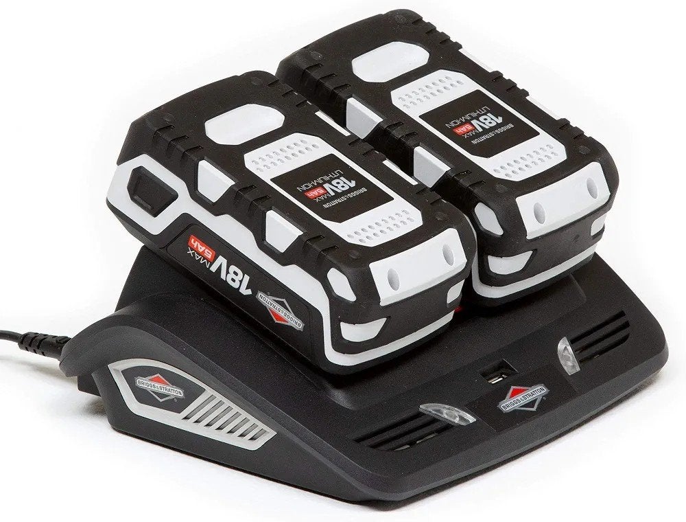 Briggs & Stratton 18V – Double Chargeur Rap, Utilisé