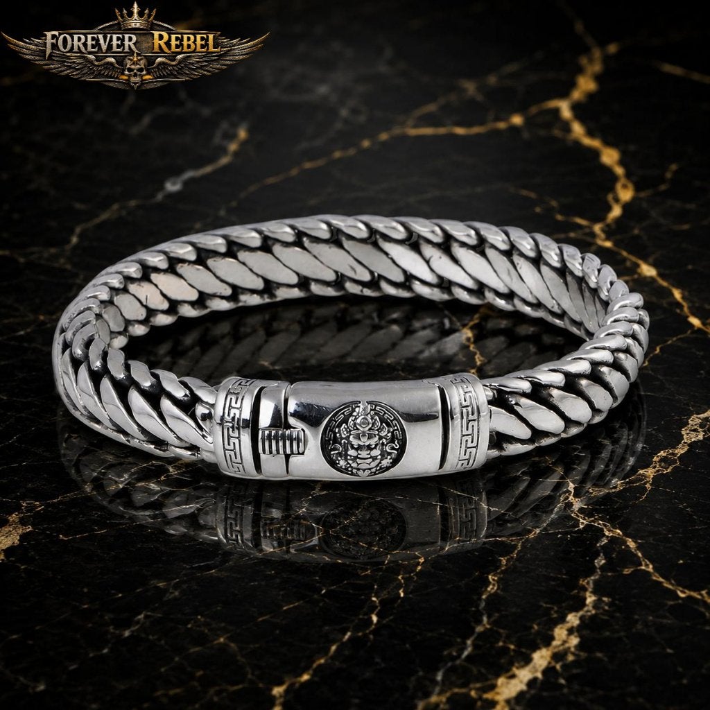 Ronin Code Armband - 925 Zilver, Handtassen en Accessoires, Armbanden, Verzenden, Nieuw, Zilver, Zilver