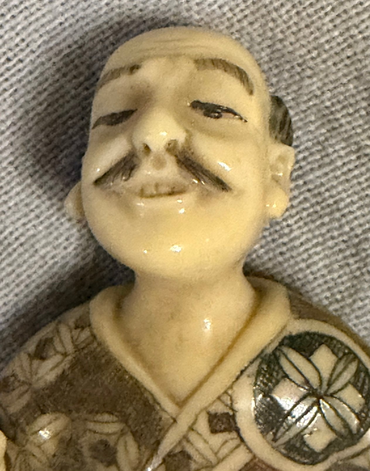 Couple Netsuke ancien, Antiquités & Art, Enlèvement ou Envoi