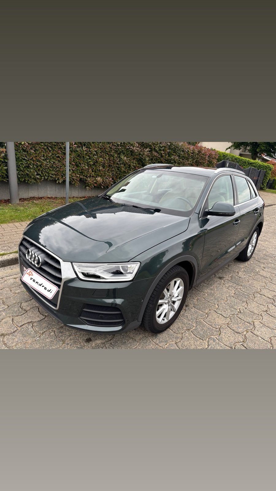Audi Q3 1.4 TFSI S tronic — Benzine — Klaar voor registratie, Auto's, Automaat, Beige, Leder, Particulier