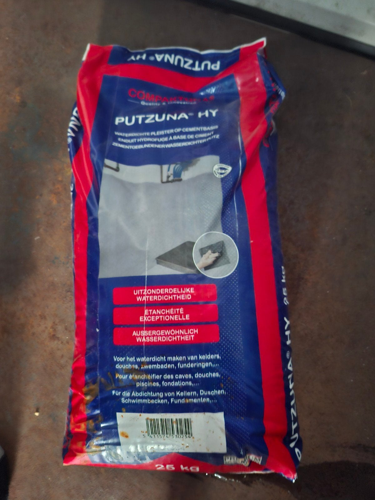 waterdichtvpleister 25 kg (4x>100kg tot ), Doe-het-zelf en Bouw, Ophalen, Nieuw