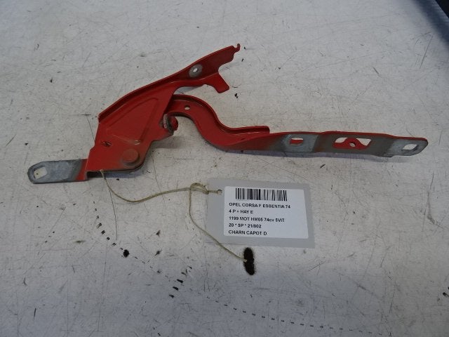 MOTORKAPSCHARNIER RECHTS Opel Corsa F (UB / UH / UP), Gebruikt, Opel