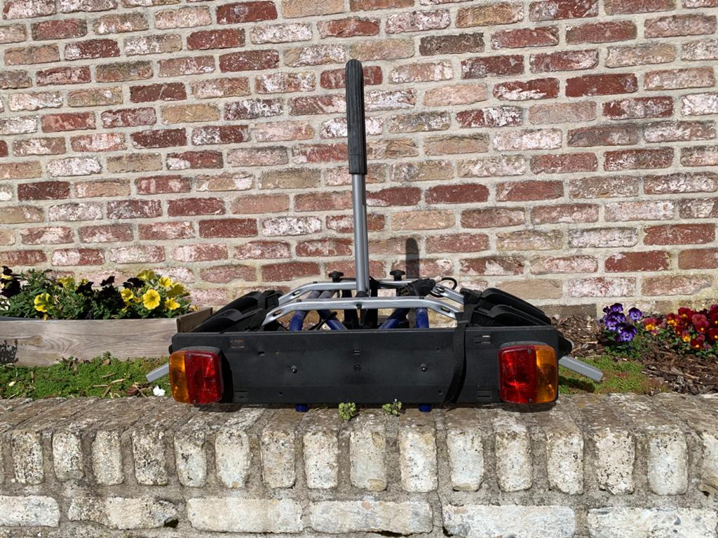 porte-vélos, Support d'attelage, 2 vélos, Pneus larges, Enlèvement