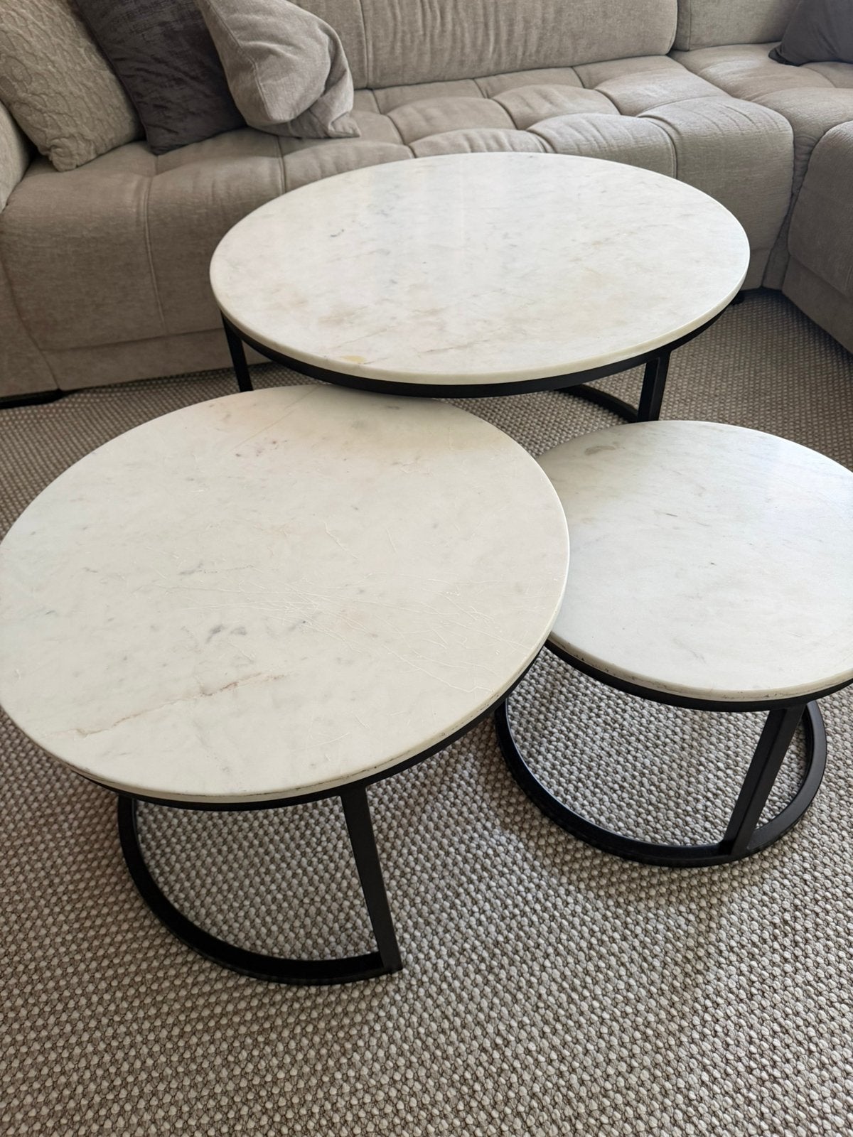 Ronde salontafel, Ophalen, Gebruikt