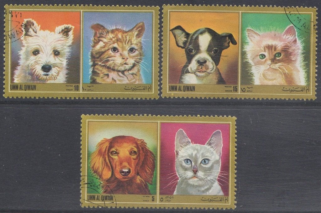 Umm Al Qiwain - Honden en katten, Envoi, Affranchi