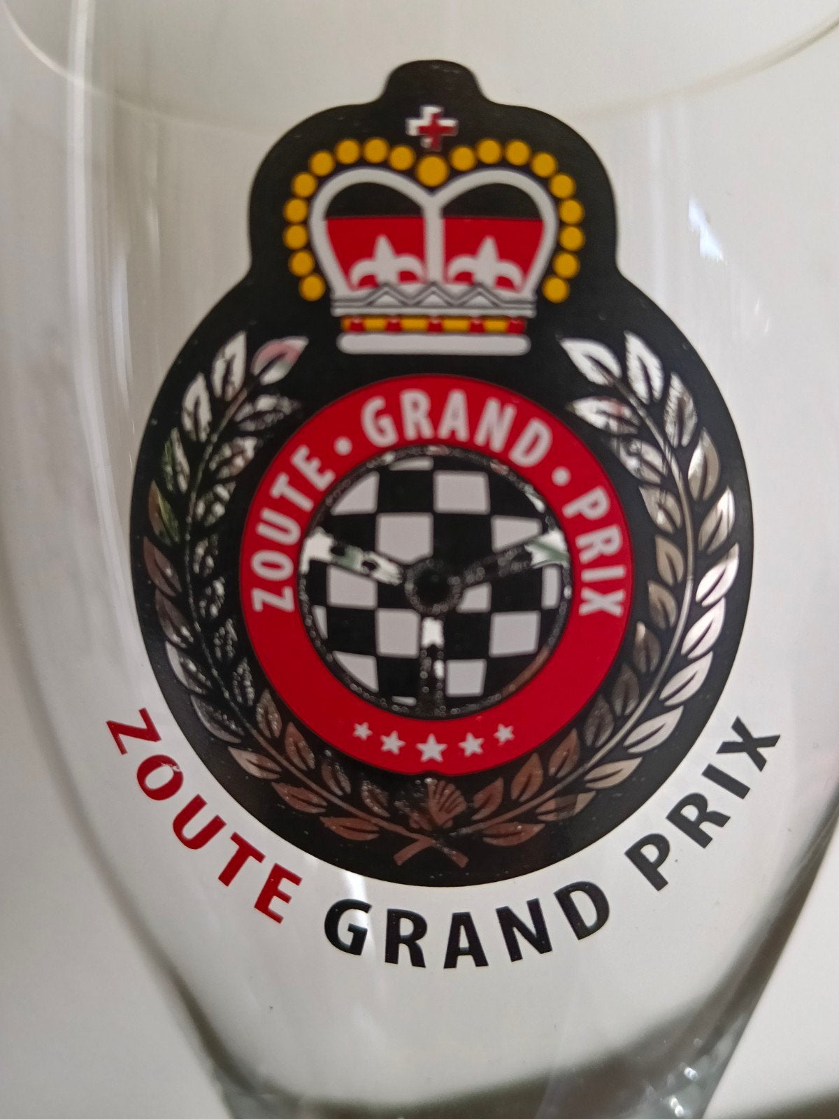 Bierglas Zoute Grand Prix ., Verzamelen, Ophalen, Bierglas