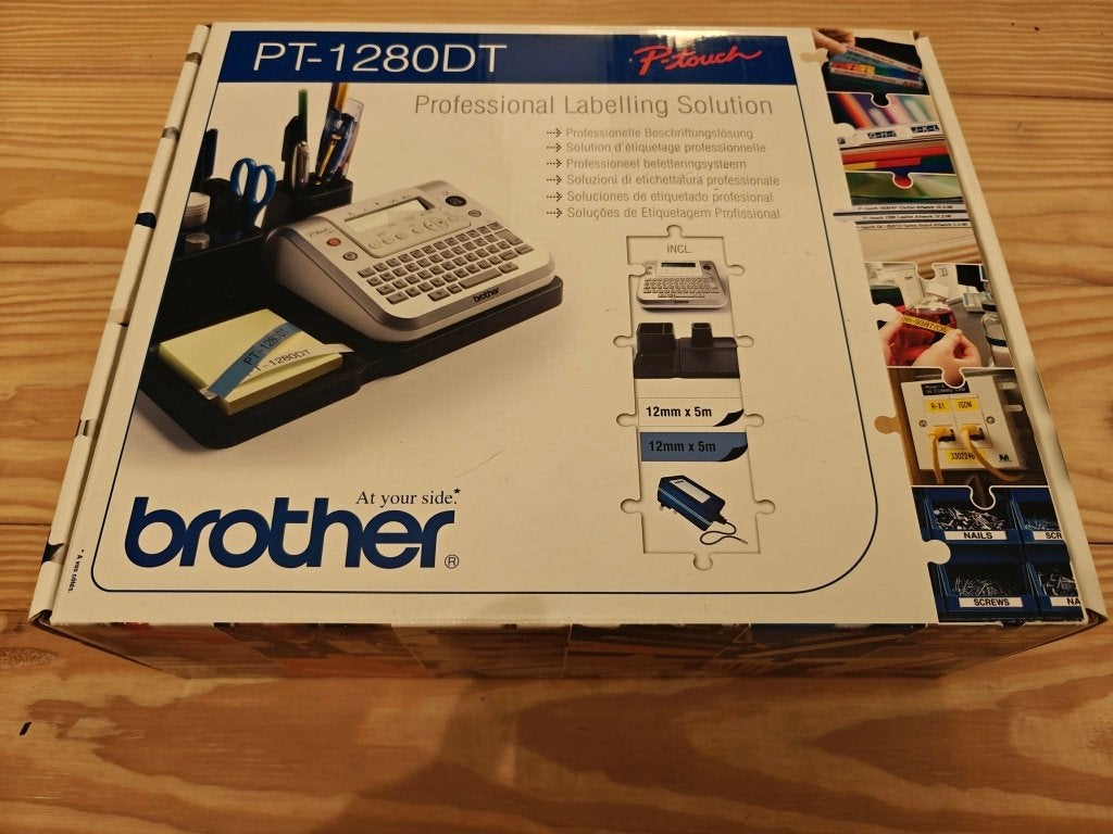 Label printer Brother PT-1280DT, Neuf, Enlèvement, Étiquette en bande, Azerty