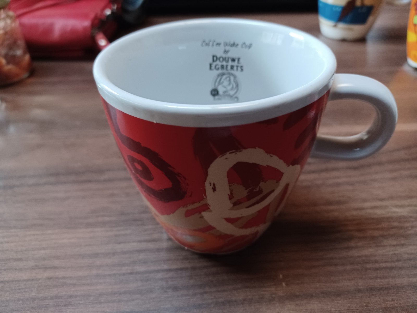Lot de 9 tasses/mugs Douwe Egberts – Coffee Wake Cup., Maison & Meubles, Enlèvement ou Envoi, Mug, Vintage, Comme neuf